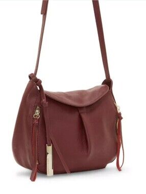 Vince Camuto Corla Leather Saddle Crossbody Handbag